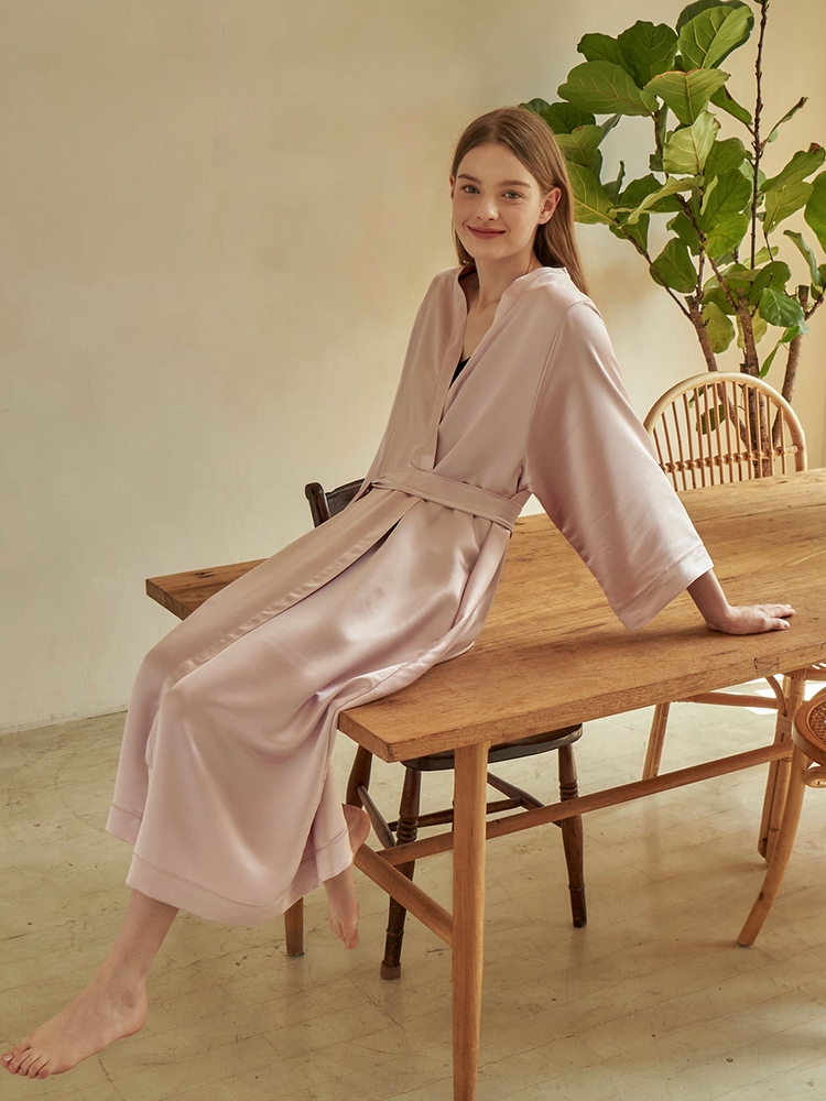 chardonnay robe - pink