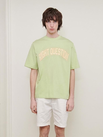 SUPIMA SLOGAN T-SHIRT_MELON