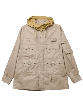 [엔지니어드 가먼츠] 피싱 오버 셔츠 Khaki Twill