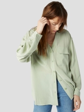 [이큅먼트] Piapot Silk Shirt - RESEDA