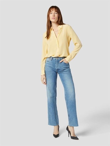 [이큅먼트] Essential Silk Shirt - ITALIAN STRAW