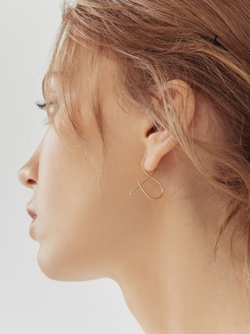 14K 시그니처앤 귀걸이_JAAEV08F1