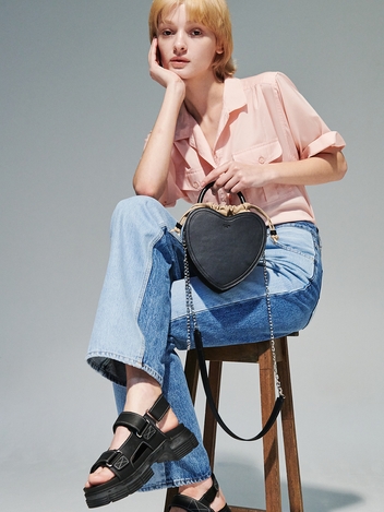 HEART BAG_BLACK