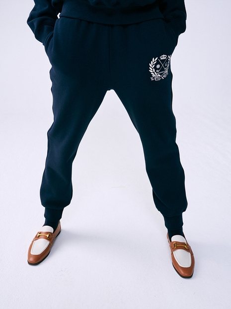 [위즈특가]SWEAT JOGGER NOUVEAU EMBLEM_NAVY