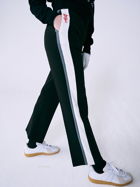 ACTIF TWO TONE SLACKS_BLACK
