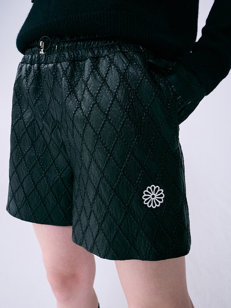 FAUX LEATHER SHORTS_BLACK