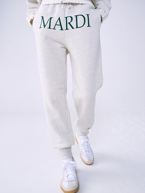 [단독] SWEAT JOGGER MARDI PRINTED_OATMEAL
