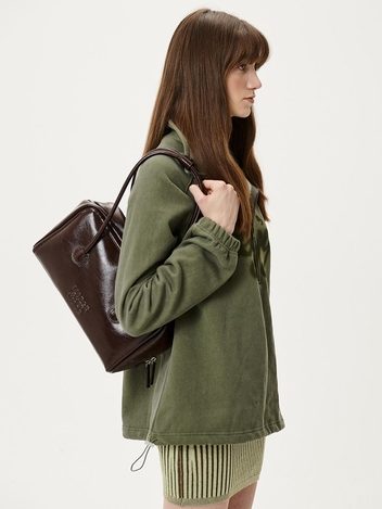 SOFT BOSTON_dark brown crinkle