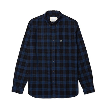 라코스테 남성 레귤러핏 트윌 긴팔남방 CH2565 Black