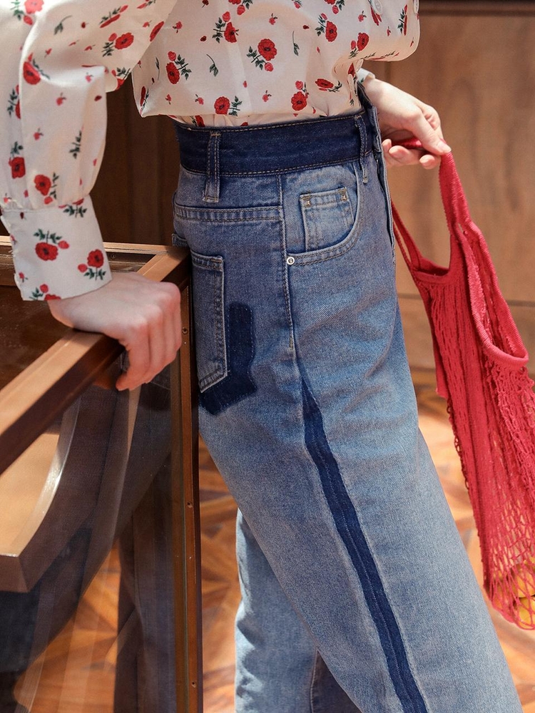 Moidew straight wide jeans