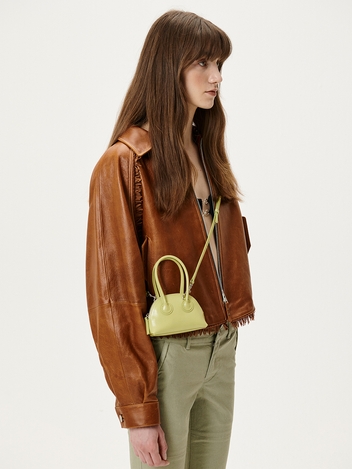 BESSETTE MINI_lime crinkle