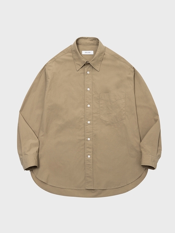 [단독] SUPIMA TYPEWRITER SHIRT (CAMEL BEIGE)