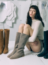 [심소현착용][일부빠른배송]MASON full on leather half boots - 6 color 풀오버 베이직 하프부츠