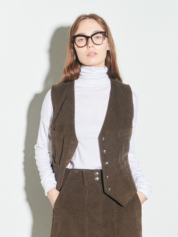 CHARLOTTE COURDUROY VEST