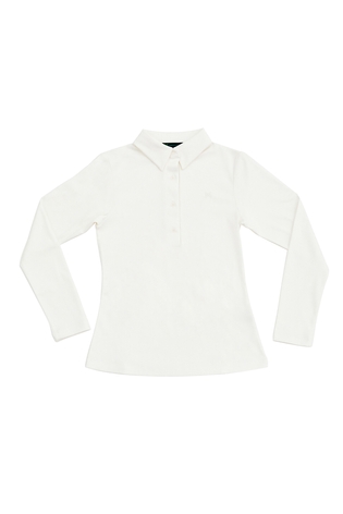 베이직 로고 PK 티셔츠_WHITE