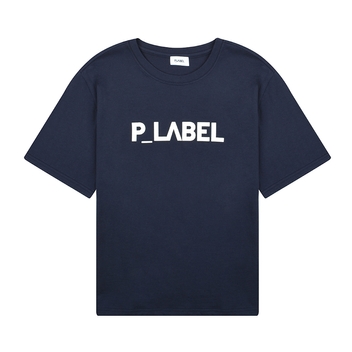 P_LABEL 반팔티셔츠_NVY