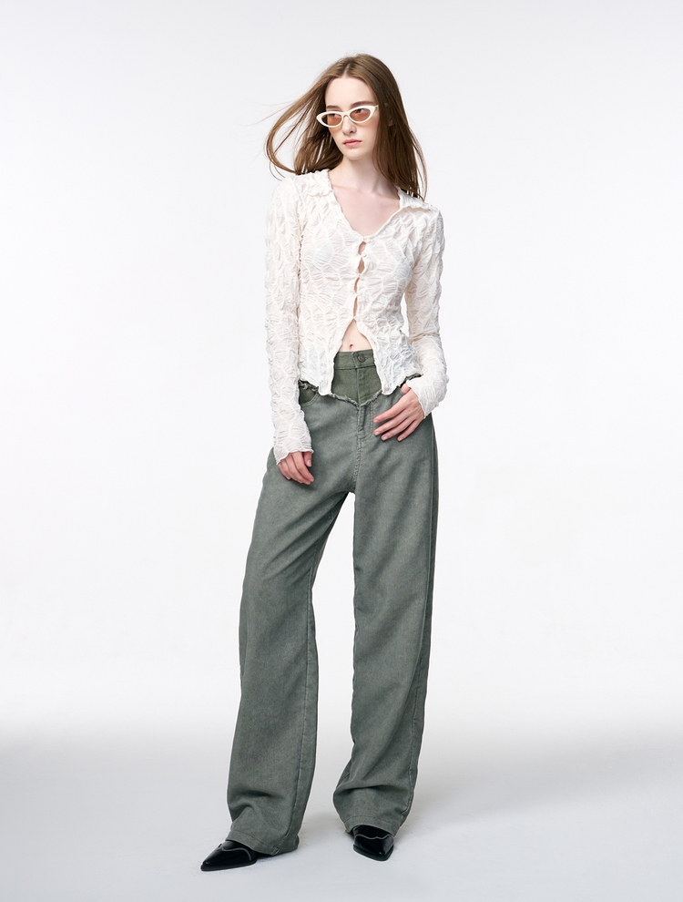  Corduroy Mix Pants, Khaki