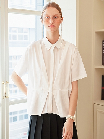 [LINE] Minimal Inverted Collar Shirts