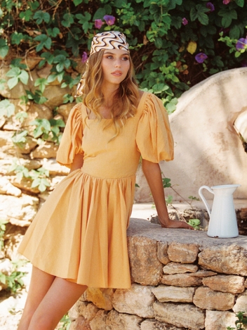 MANGO PUFF DRESS
