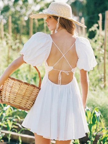 SNOW PUFF DRESS