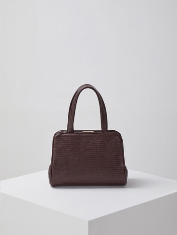 eternal tote bag(Lizard burgundy)