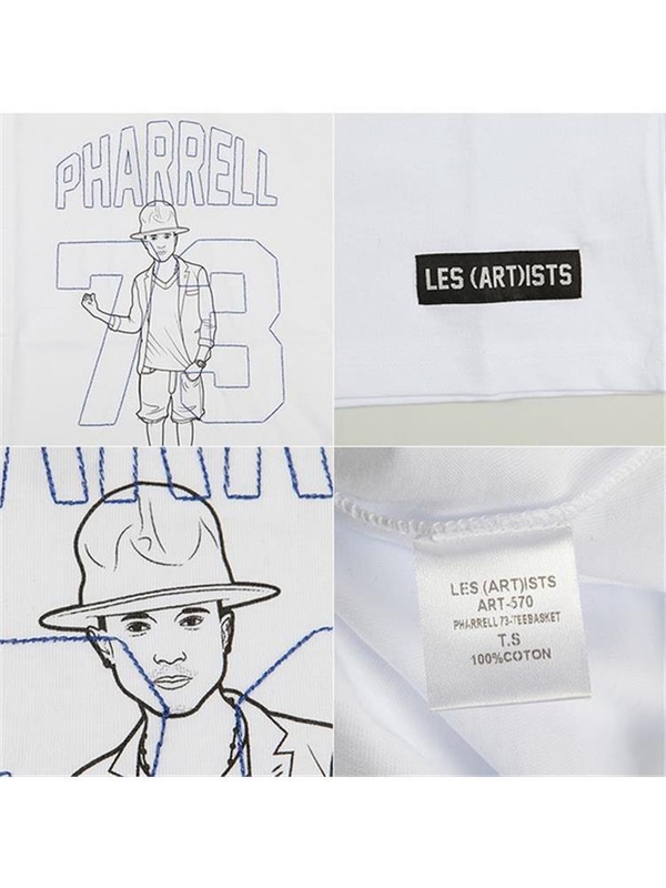 15SS 패럴윌리엄스 자수티셔츠 TEE1506 WH