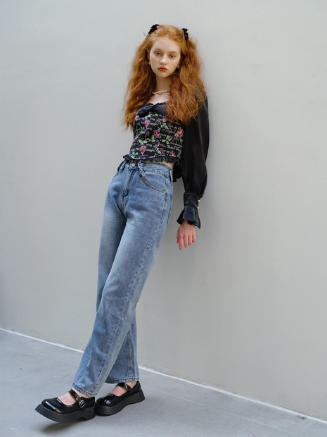 Moidew_vintage multi pocket style pants