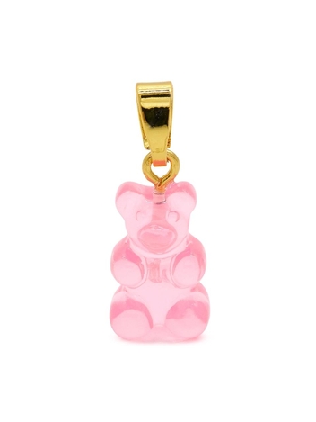 [크리스탈헤이즈] NOSTALGIA BEAR CLASSIC GOLD BUBBLEGUM 펜던트
