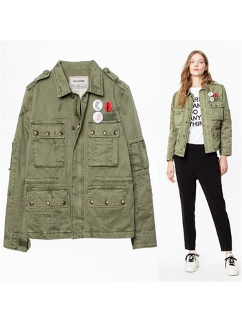 (럭스엘리스)쟈딕앤볼테르 KRISY GRUNGE 자켓 SHCO2902F