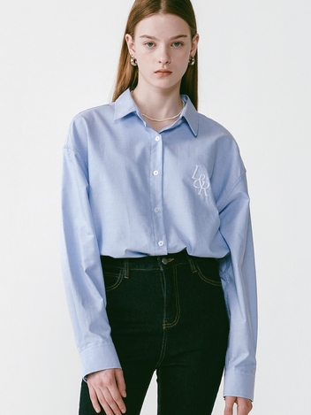 L&R Logo Oxford Shirt [sky blue]