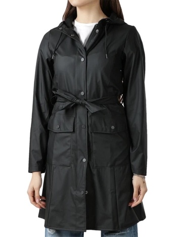 레인스 RAINS 여성 커브 레인코트 RA18130 Black