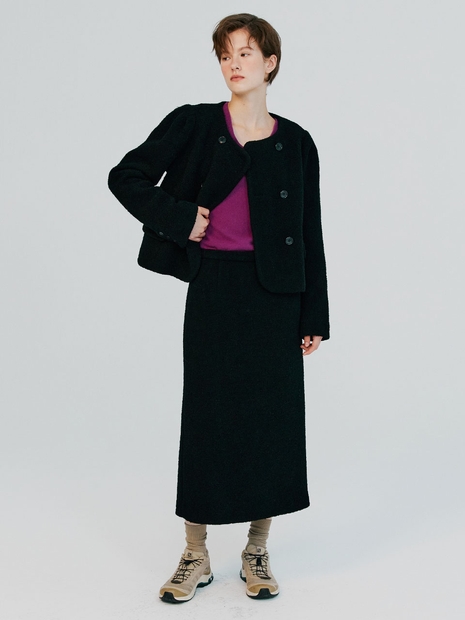 Boucle Double Breasted Jacket VC2299JK006M