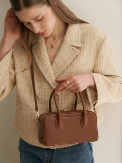 [12/6 순차배송] Bowling Bag Medium Tan Brown