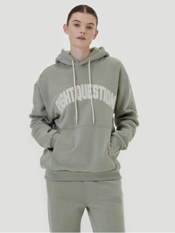 [UNISEX] COTTON CASHMERE SLOGAN HOODIE (5COLOR)