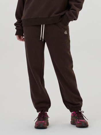 COTTON CASHMERE MINI LOGO SWEAT PANTS
