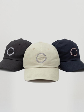 ORGANIC COTTON ROUND SLOGAN CAP