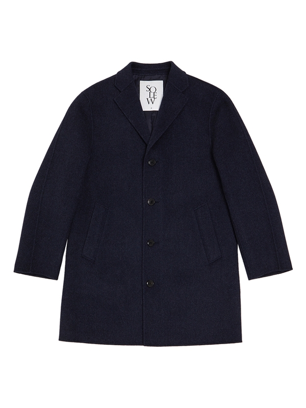 Hand-made Raglan Mac Coat _ Navy