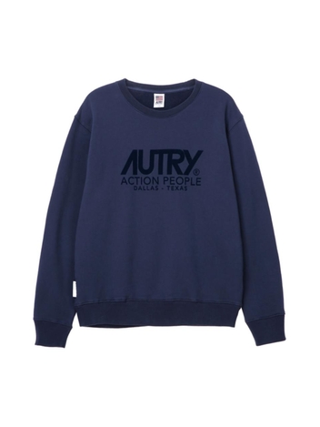오트리 아이코닉 스웻셔츠 MEN FLOCK BLUE SWIM1575