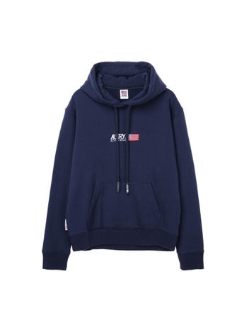 오트리 아이코닉 후드 MEN EMBRO BLUE HOIM1555