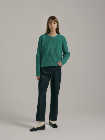 Bell 2Way Cardigan : Vivid green