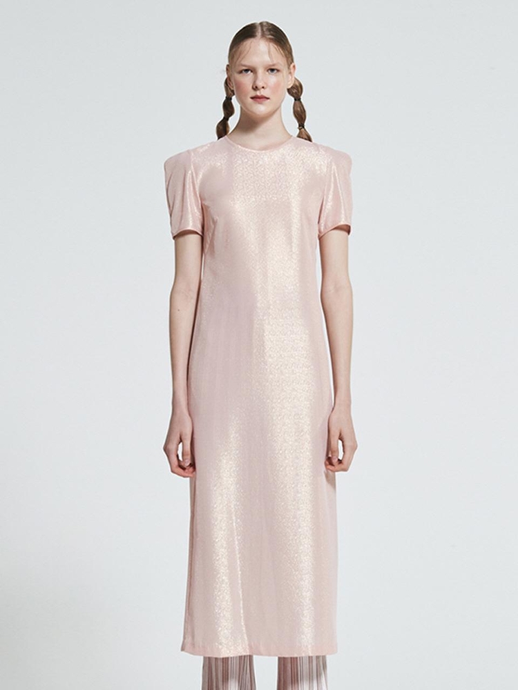 Pearly Slim Dress Light Pink WBAFOP010LP