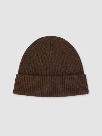 Knit Beanie : Brown
