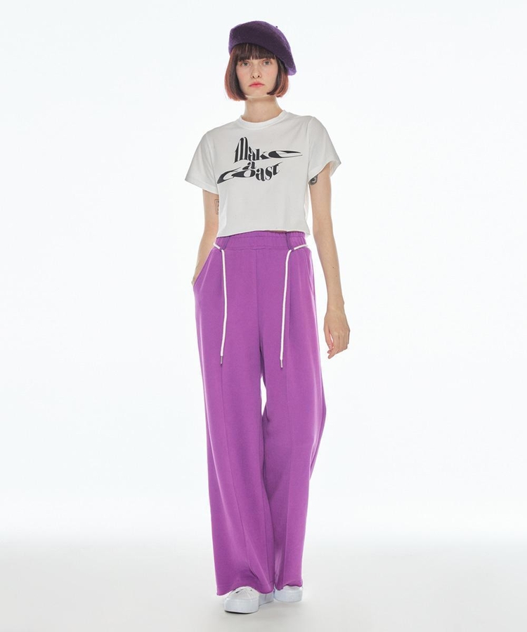 WIDE TRAINING PANTS PURPLE MBBFPA02210