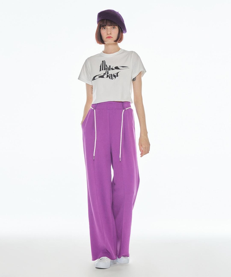 WIDE TRAINING PANTS PURPLE MBBFPA02210