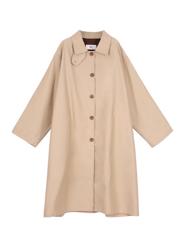 OVERFIT MAC COAT LIGHT BEIGE MTBAFBY00659