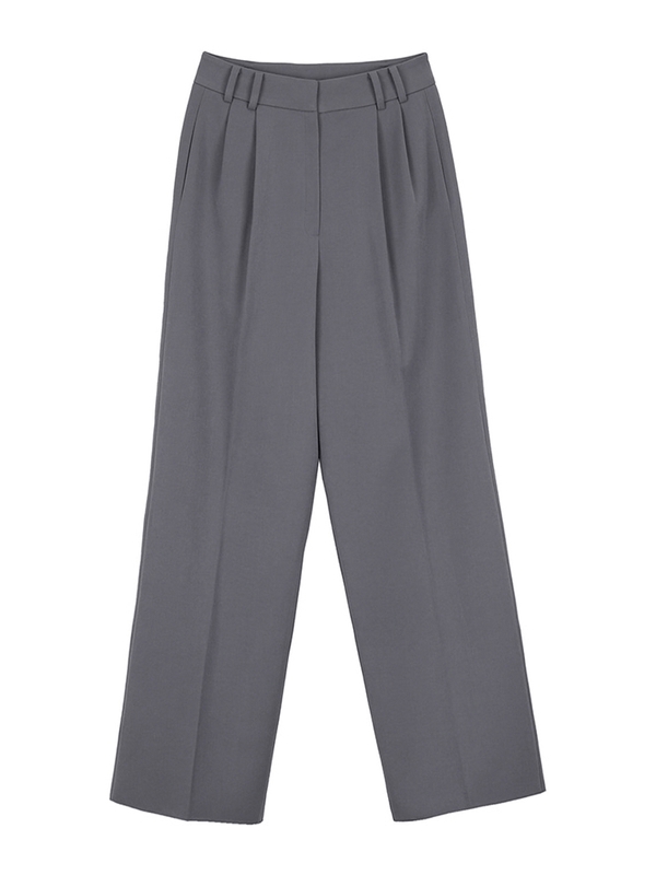 TWO TUCK SLACKS GREY MTBAFPA00103