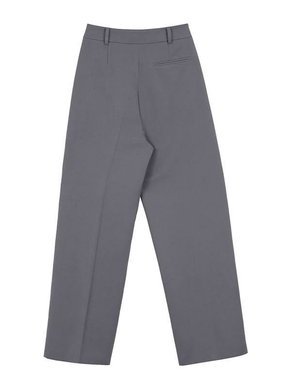 TWO TUCK SLACKS GREY MTBAFPA00103