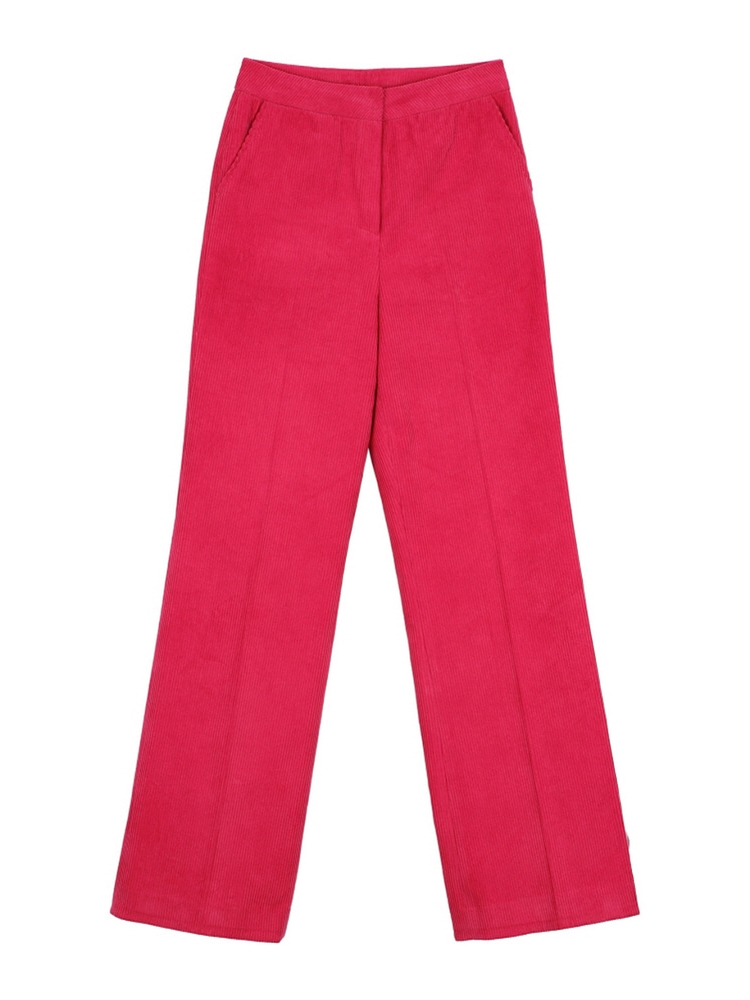 CORDUROY STRAIGHT PANTS PINK MTBAFPA00213