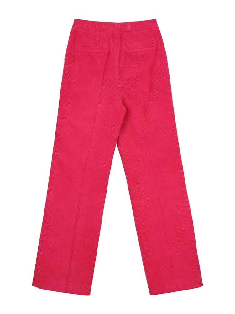 CORDUROY STRAIGHT PANTS PINK MTBAFPA00213