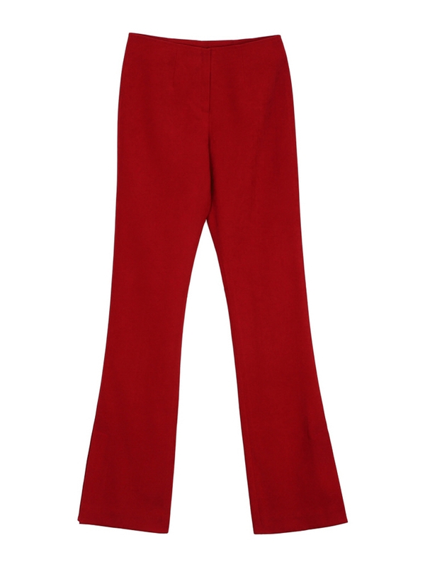 SLIT SLIM SLACKS RED MTBAFPA00612